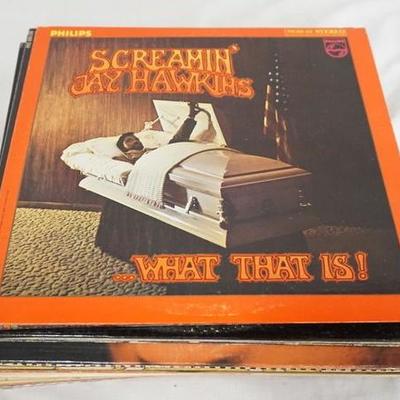1023	LOT OF 25 R & B ALBUMS; SCREAMIN' JAY HAWKINS â€¦ WHAT THAT IS! (HAS WHITE PROMOTIONAL LABEL) & SELF TITLED. 14 HIT FLASHBACKS FROM...