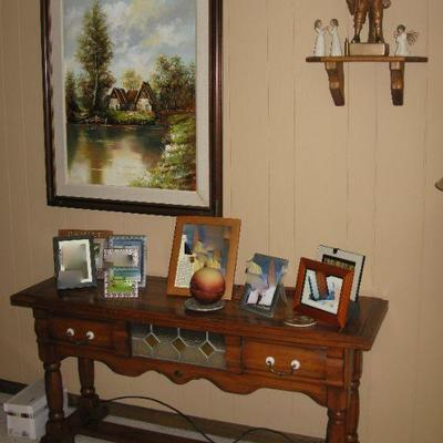 TALL sofa table   BUY IT NOW $ 55.00