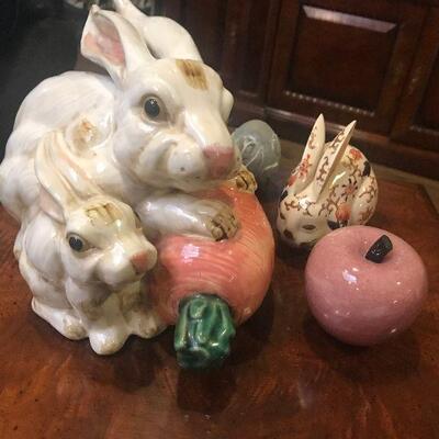 Porcelain Bunnies, Pink Onyx Apple