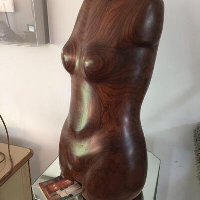Cocobolo Wood Sculpture 