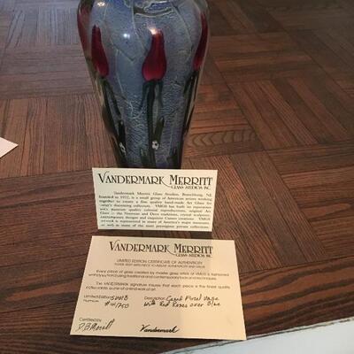 Vandermark Merritt Glass Vase