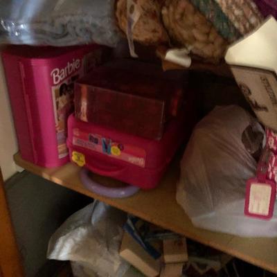 BARBIE STUFF TUCKED AWAY AND WAITING TO BE SORTED!