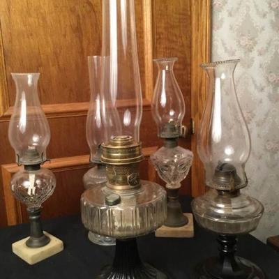 Antique and Vintage Oil Lamps