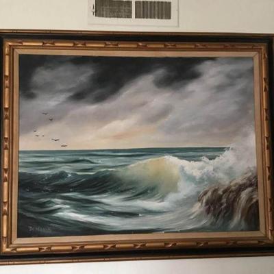 Ocean Scene Oil Painting by Bobby DeMonia