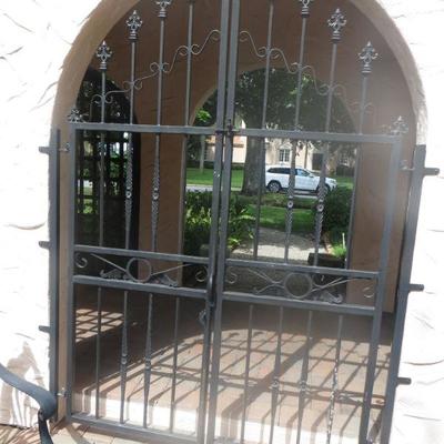 Wrought iron gate 
