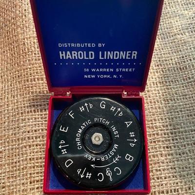 Harold Linder musical pitch instrument