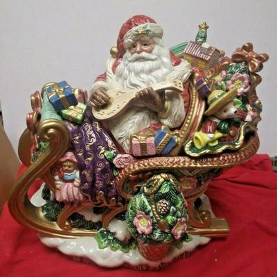 https://www.ebay.com/itm/124334087997	WL3113 VINTAGE FRITZ AND FLOYD CERAMIC SANTA CLAUS IN SLEIGH TUREEN & LADLE	Buy-It-Now	 $84.99 
