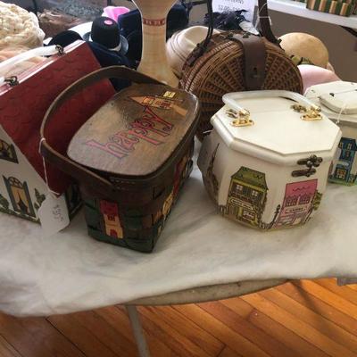 Vintage box purses