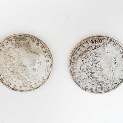 2540	

1883 And 1880-S Morgan Silver Dollars
San Francisco And Philadelphia Mint