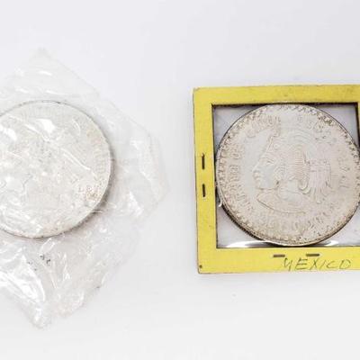 2676	

.900 Silver Pesos, 32g, .720 Silver Pesos, 23g
.900 Silver Pesos, 32g, .720 Silver Pesos, 23g