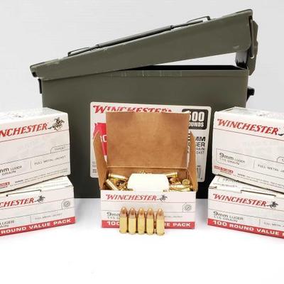 1272	

900 Rounds Of 9mm Luger
900 Rounds Of 9mm Luger