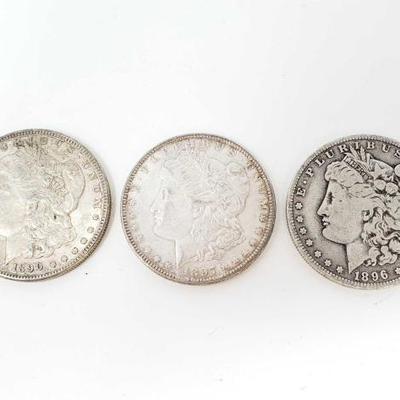 2548	

1896-O, 1897, And 1890-S Morgan Silver Dollars
Philadelphia, New Orleans, And San Francisco Min