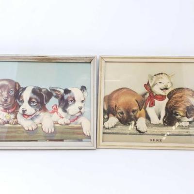 2850	

2 Framed Artworks
Measure Approx