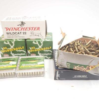 1168	

Approx 2525 Rounds Of .22
Approx 2525 Rounds Of .22