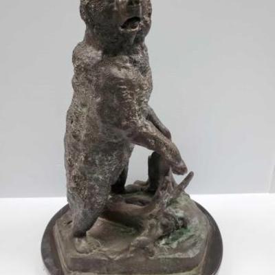 218	

Grizzly Bronze Sculpture By Liberich
Measures Approx: 14