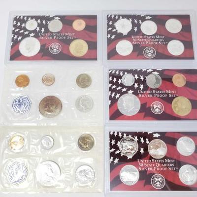 2680	

1962, 1963, 2003, And 2006 United States Silver Proof Sets
1962, 1963, 2003, And 2006 United States Silver Proof Setsp