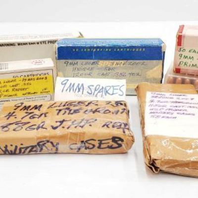 1270	

Approx 322 Rounds Of 9mm Luger
Approx 322 Rounds Of 9mm Luger
