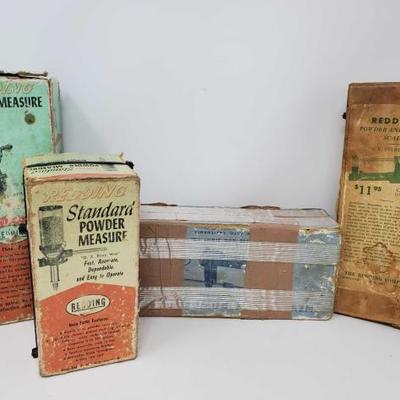 1102	

4 Redding Powder Measure Scales
4 Redding Powder Measure Scales