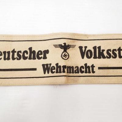 1012	

Deutscher Volkssturm Wehrmacht Armband
Deutscher Volkssturm Wehrmacht Armband