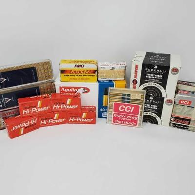 1166	

Approx Rounds Of 22 WMR, Approx 250 Rounds Of 22 Long, Approx 2,050 Rounds Of 22 Long Rifle
Approx Rounds Of 22 WMR, Approx 250...