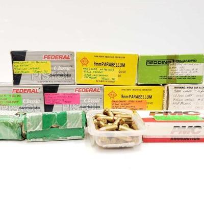 1180	

Approx 550 Rounds Of 9mm Lugar
Approx 550 Rounds Of 9mm Lugar