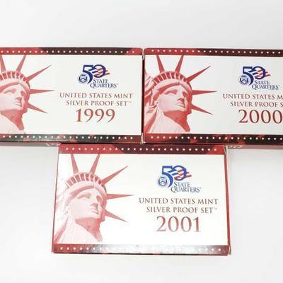 2682	

1999-2001 United States Mint Silver Proof Sets
1999-2001 United States Mint Silver Proof Sets