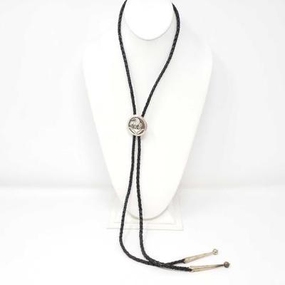 2126	

Sterling Silver Bolo Tie, 26.6g
Overall Weight 28.6g