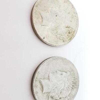 2626	

2 1925 Silver Peace Dollars
Philadelphia Mint