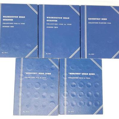 2658	

US Silver Coin Collection Books
Washington Head Quarters Collection 1932-1945, Washington Head Quarters Collection 1946-1959,...