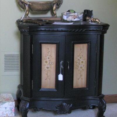 black night tables  THERE ARE 2   BUY IT NOW $ 30.00 EA