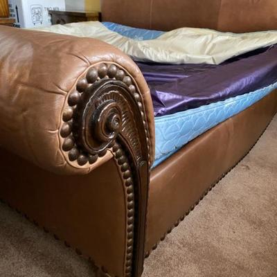 King Size Leather Water Bed