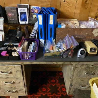 Vintage Metal Desk