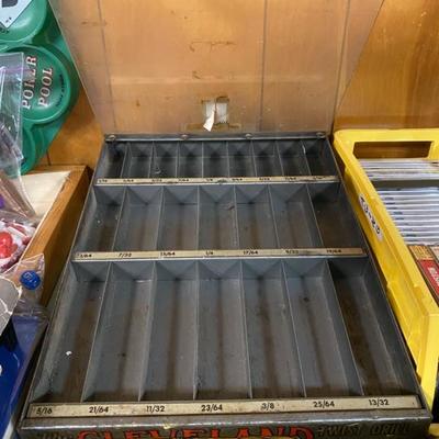 Vintage The Cleveland Twist Drill Company Display Case