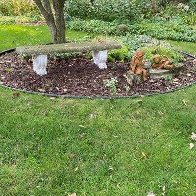All yard decor is for sale. 