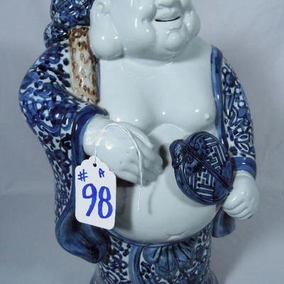 Chinese porcelain standing buddah