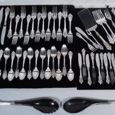 78 Piece set of Sterling Silver 