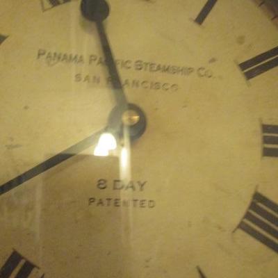 Panama Pacific Steamship Co. 8 Day Clock San Francisco 