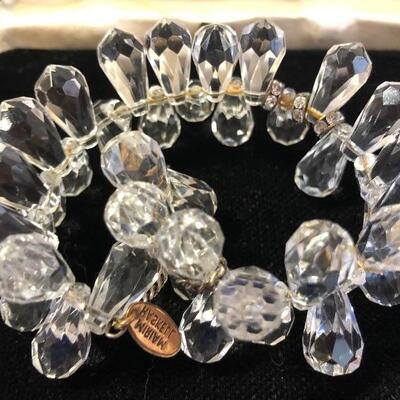 Miriam Haskell Lucite bracelet