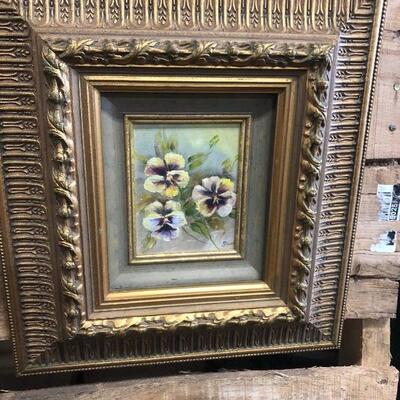 Vintage oil on canvas