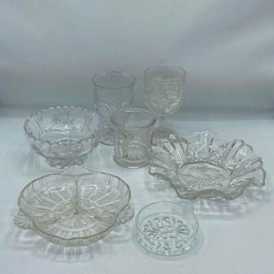 Floral Printed Glass Decor