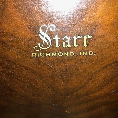 Starr baby grand mahogany piano 