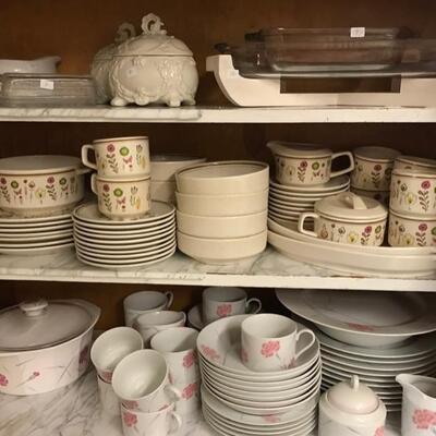 Middle shelf set of dishes SOLD