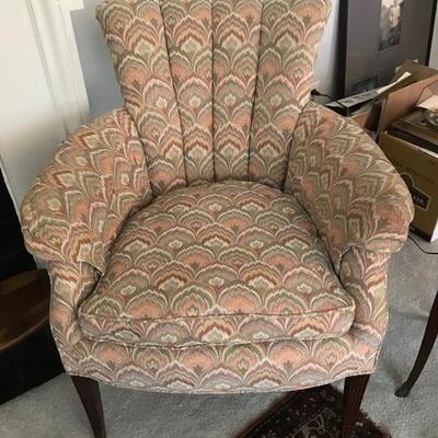 Channel back chair $95