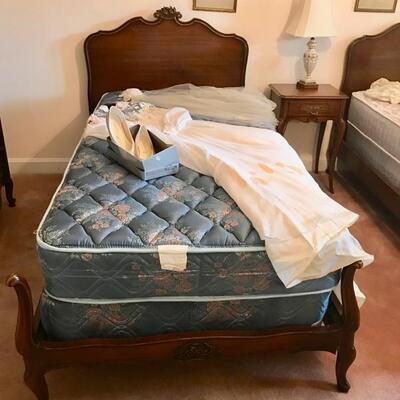 Irwin Furniture twin bed $225 boxspring and mattress  $95
