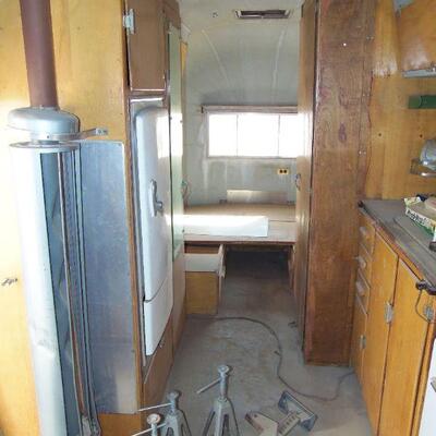 Inside of trailer 