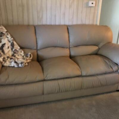 Leather couch excellent. Condition 