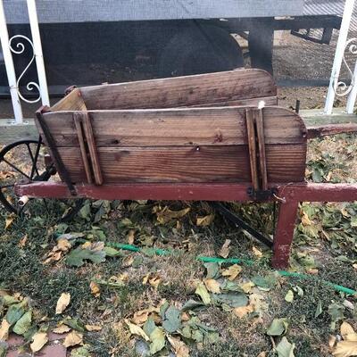 Old wheelbarrow 