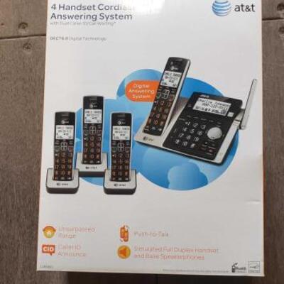 4544	
At&t 4 Handset Cordless Answering System
At&t 4 Handset Cordless Answering System