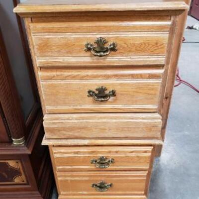 1202	
2 Corlina Furniture Works Inc. Wooden Night Stand Dressers
Measures Approx 20.5