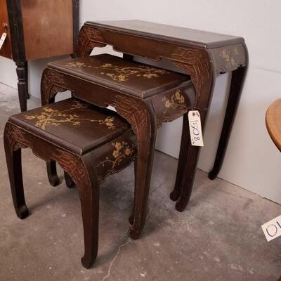 #1508 • 3 George Zee & Co. End Tables 